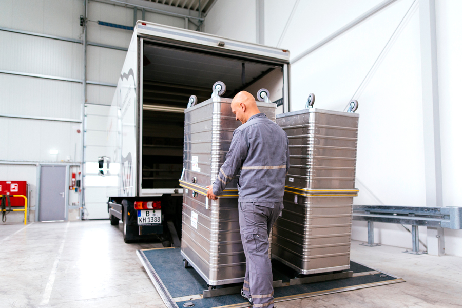 Haberling Mitarbeiter im Sicherheitsbereich des Unternehmens